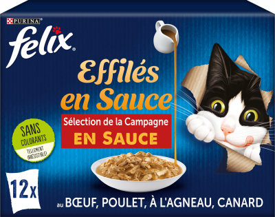 animaux Felix - Tendres Effilés Encore Plus De Sauce 1020G - Lot De 3 -  Offre Special : : Animalerie