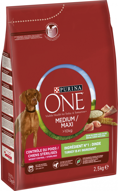 PURINA ONE Weight Control / Light Medium Maxi > 10kg pour chien