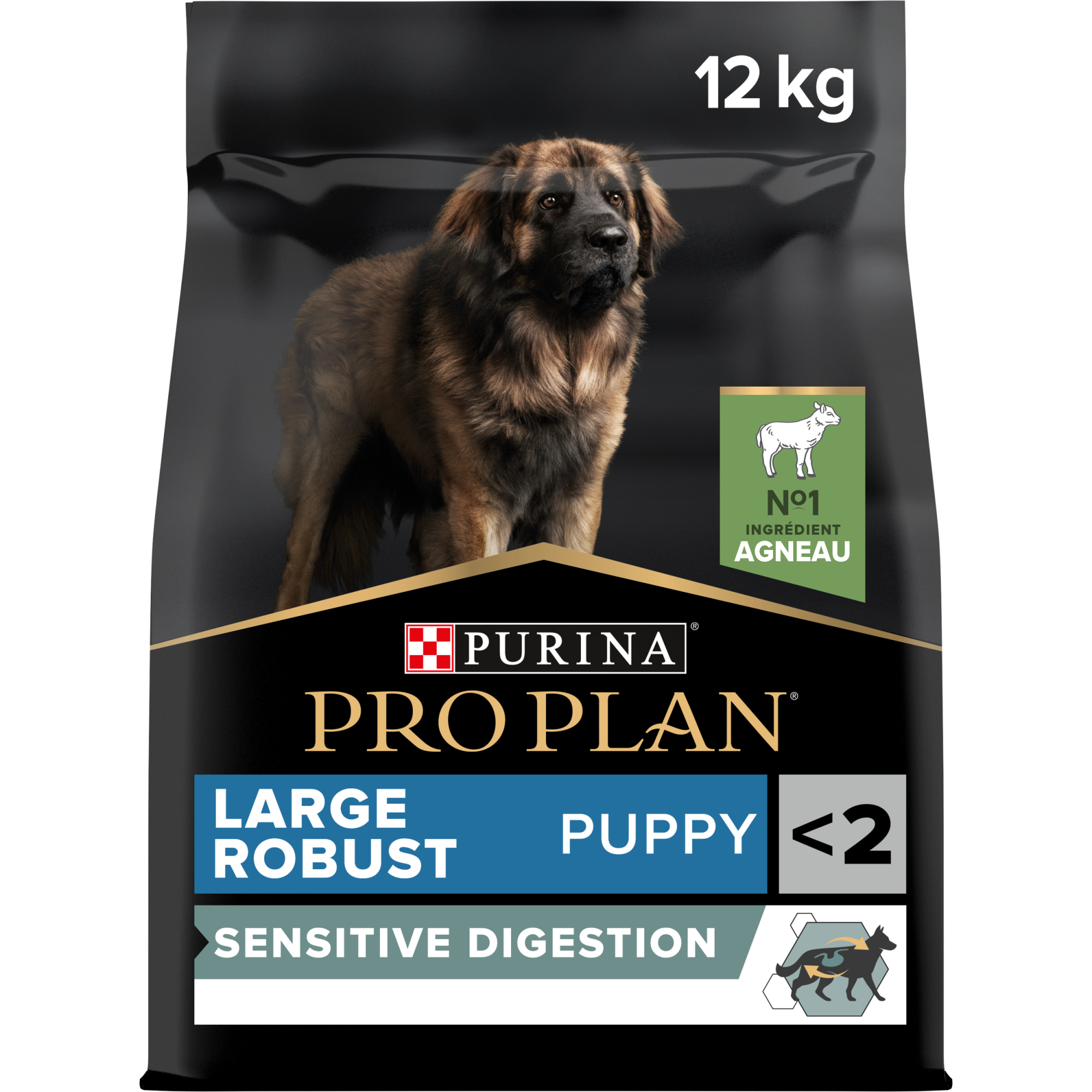 PRO PLAN Large Robust Puppy Sensitive Digestion Ração seca sem cereais para cachorros