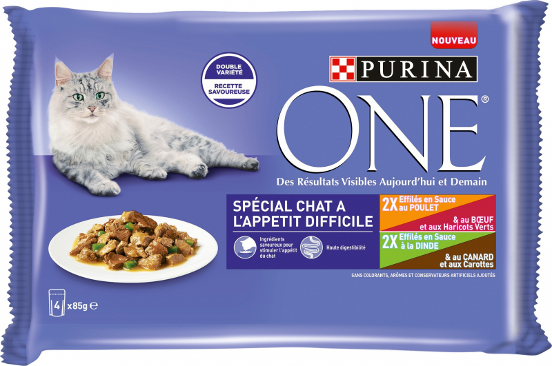 Purina One Effiles En Sauce Special Chat Difficile
