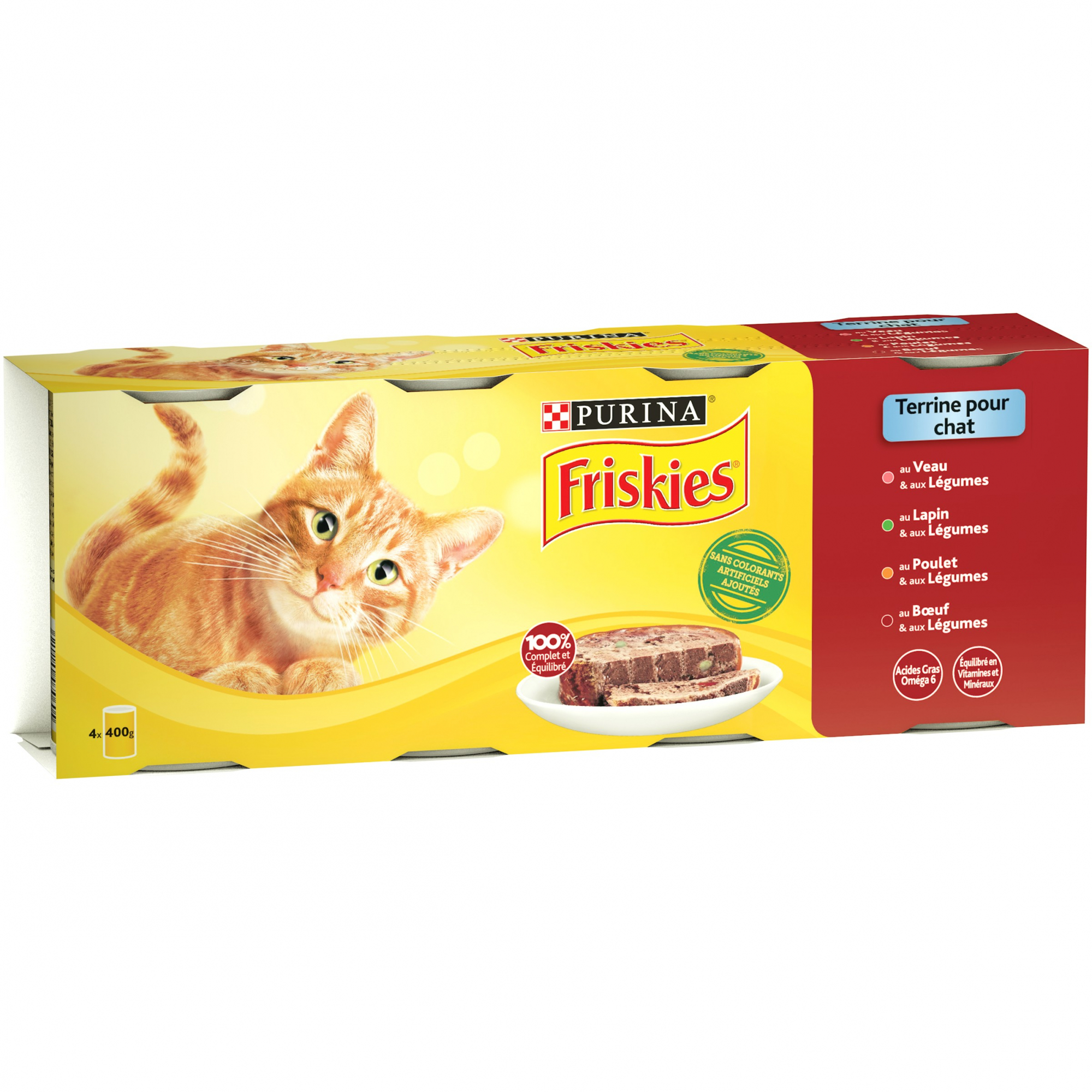 FRISKIES Terrine mit Fleisch und Gemüse für Katzen