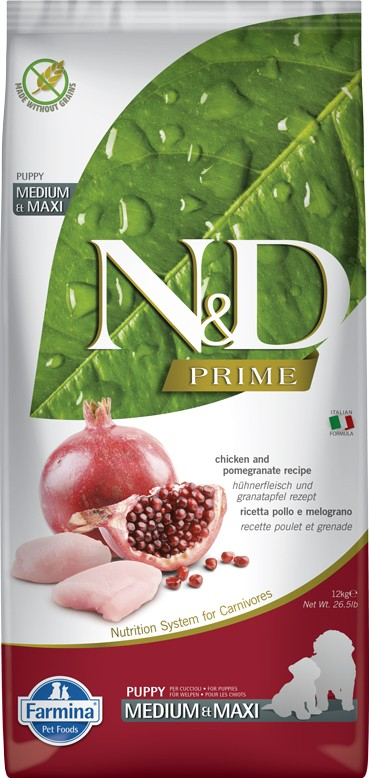 N&D Prime Pollo Granada para cachorro medium - maxi