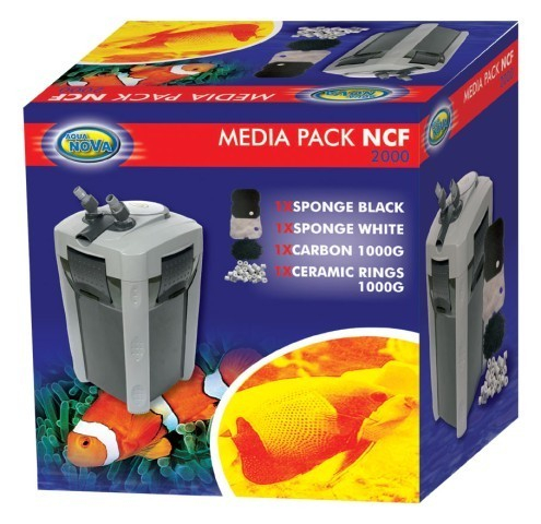 Aqua Nova Media Pack para filtro externo