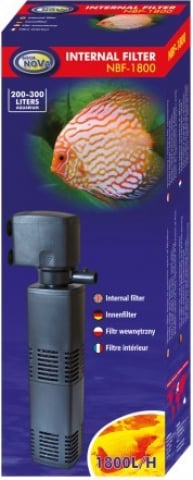 Filtre cascade Aquaya pour aquarium jusqu'à 90L - Blanc ou noir