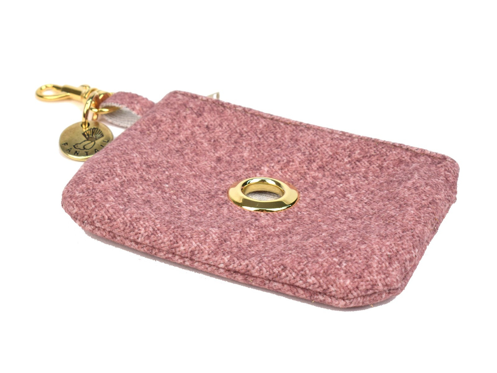 Dispensador bolsa para excrementos Fantail tejido rosa para perro