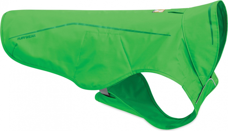 Imperméable Sun Shower Jacket vert de Ruffwear - disponible en plusieurs tailles