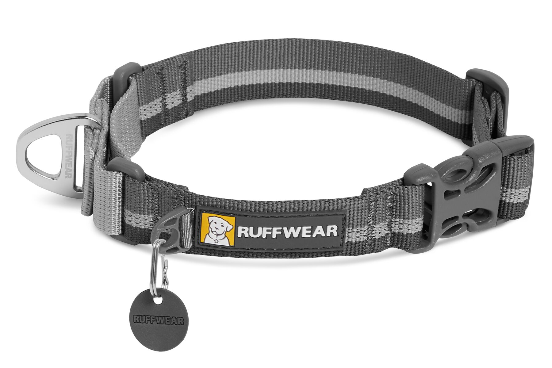 Halsband Web Reaction Ruffwear Granietgrijs