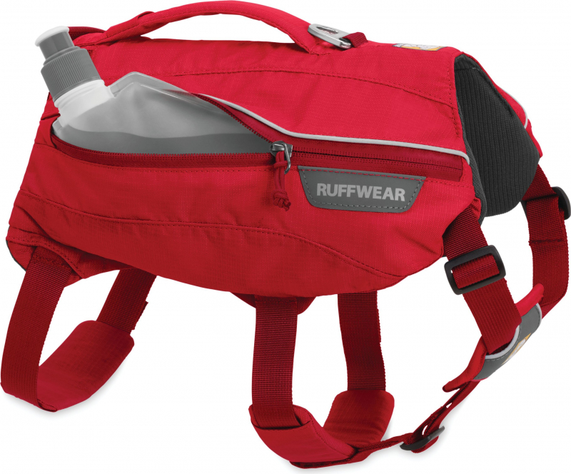 Mochila para cães Singletrak Red Currant da Ruffwear - vários tamanhos disponíveis