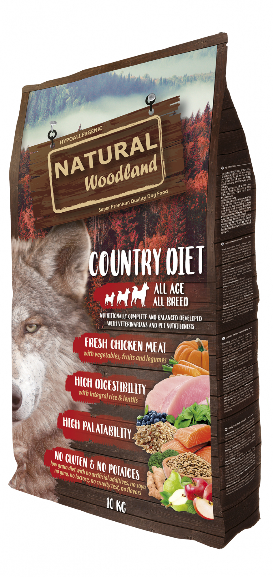 NATURAL WOODLAND Country diet per cani di ogni età