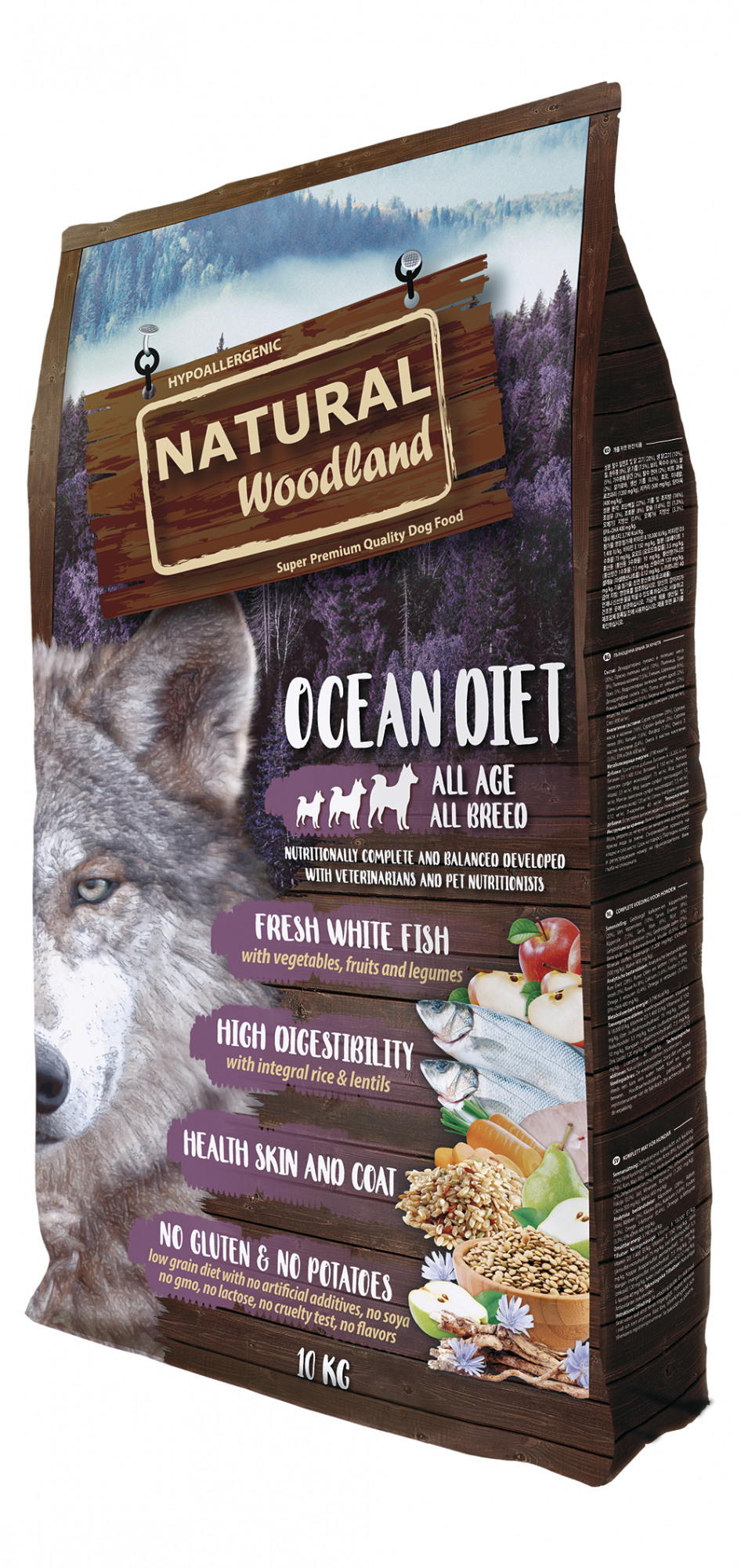 NATURAL WOODLAND Ocean diet para perro de cualquier edad