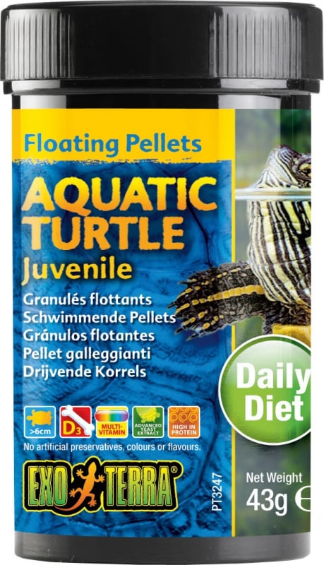 Exo Terra Schwimmende Pellets für junge Wasserschildkröten