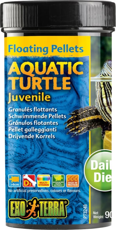 Exo Terra Schwimmende Pellets für junge Wasserschildkröten