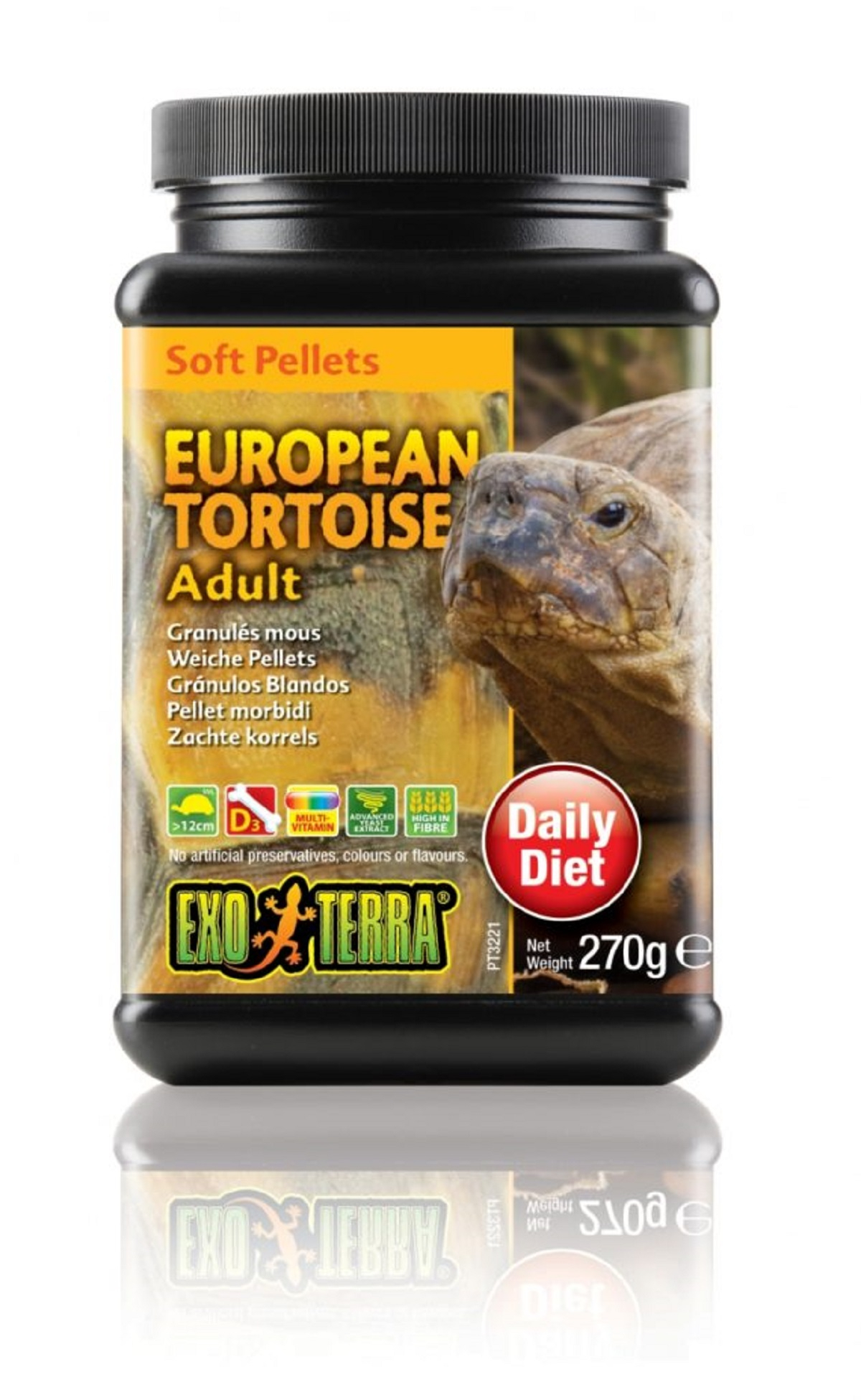 Zachte korrels voor Europese landschildpadden 270g