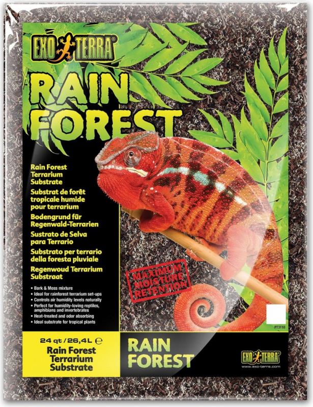 Substrato della foresta pluviale tropicale Exo Terra Rain Forest