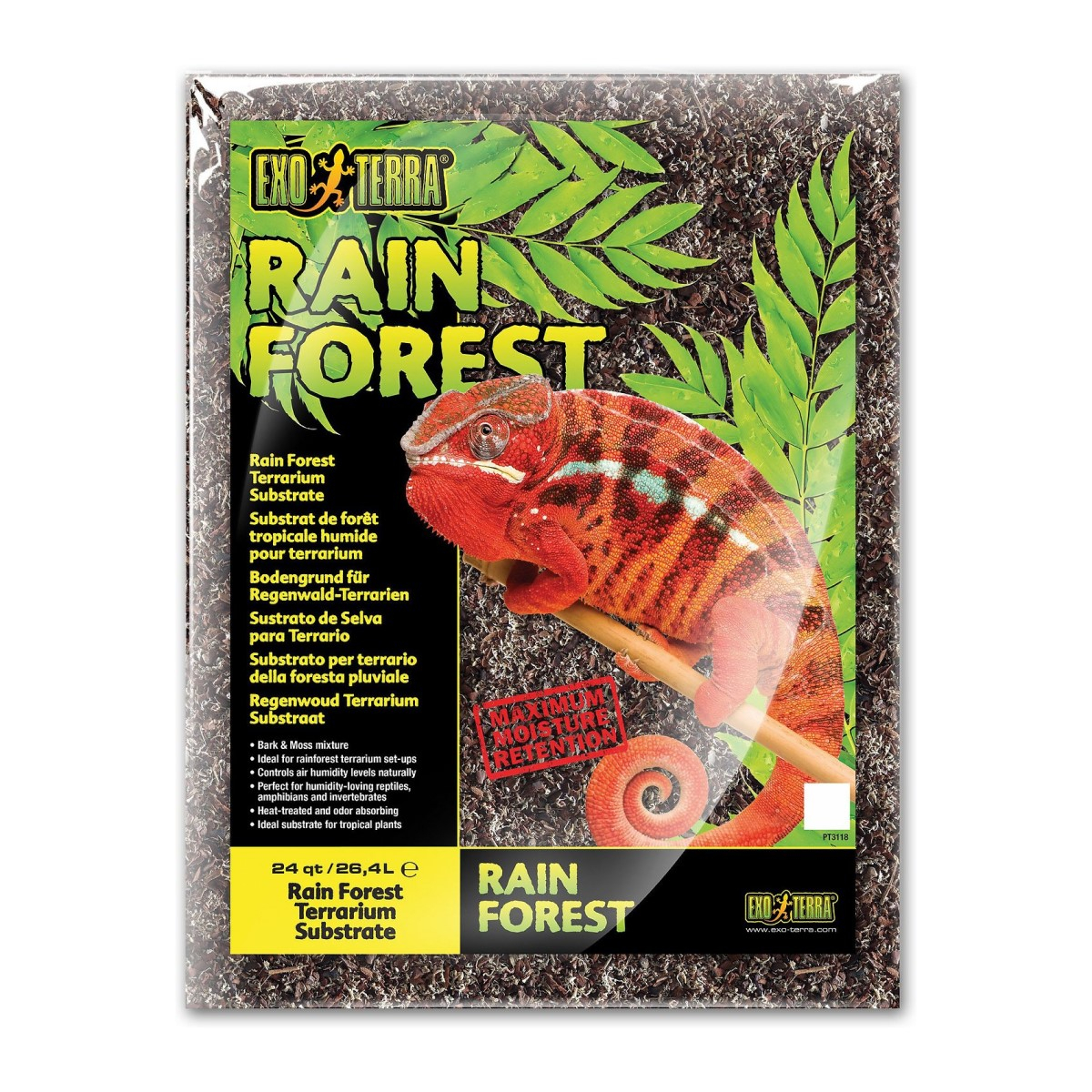 Substrato della foresta pluviale tropicale Exo Terra Rain Forest
