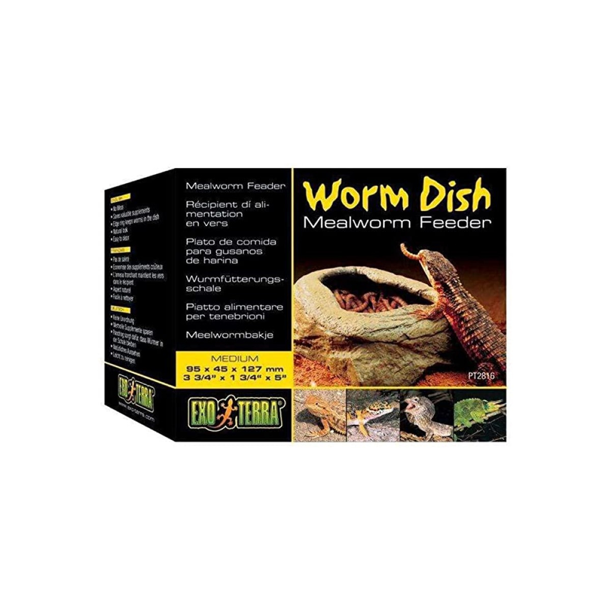 Comedero para gusanos de la harina Exo Terra Worm Dish