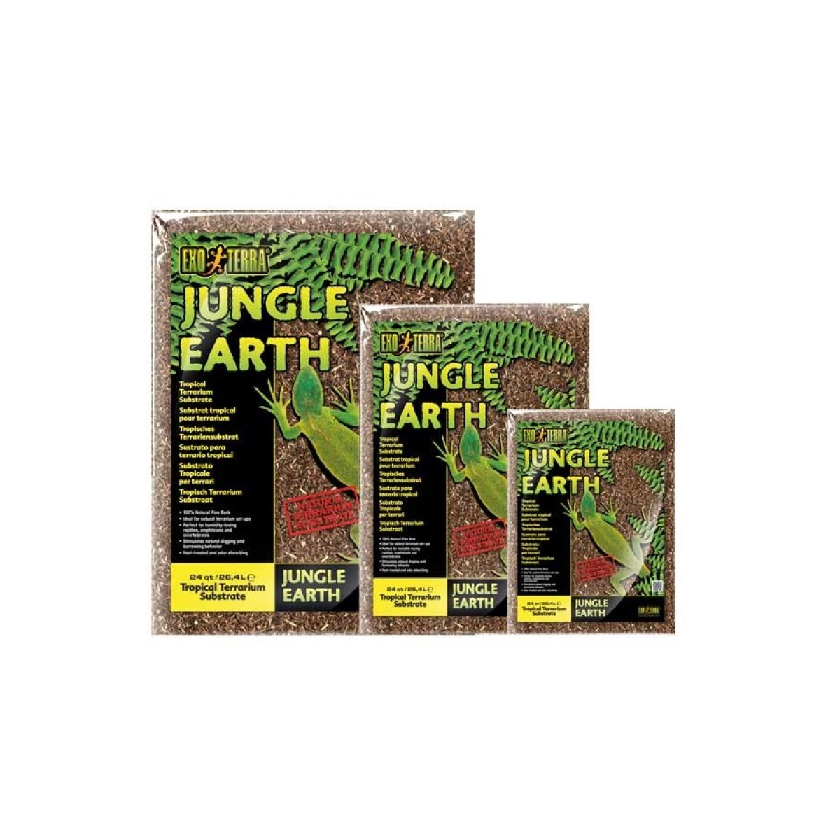Substrat en Terre de jungle pour terrarium tropical Exo Terra Jungle Earth