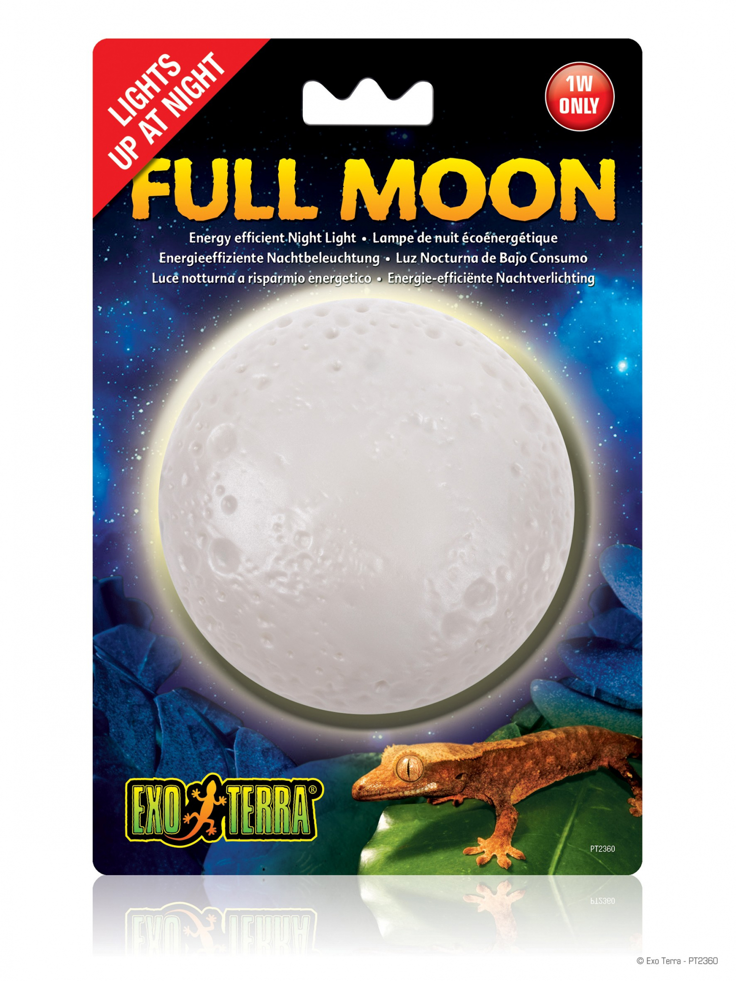 Lámpara de noche ecoenergética Full Moon Exo Terra