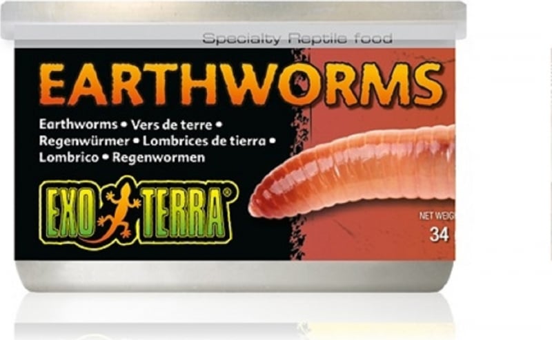 Exo Terra Regenwürmer in Dosen für alle Arten von Reptilien