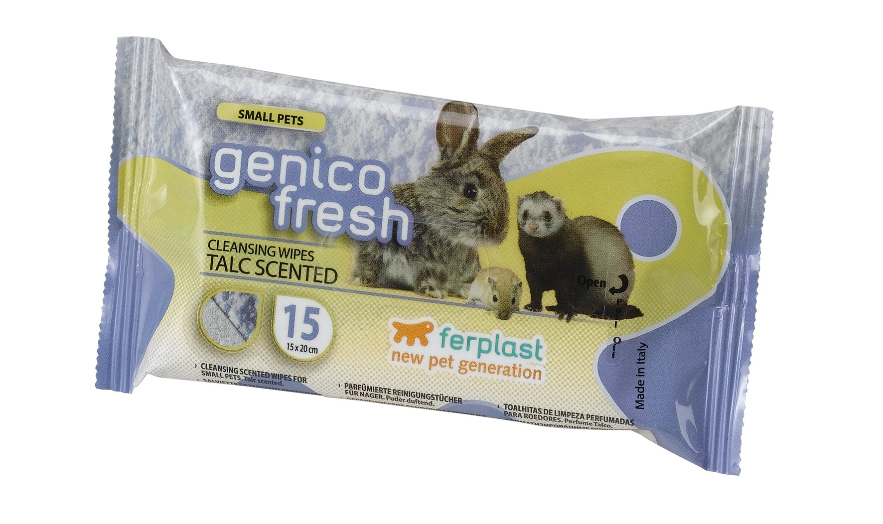 Toallitas para roedores Genico Fresh