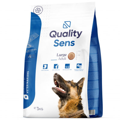 QUALITY SENS Large Cordeiro Arroz hiperdigerível para cães de grande tamanho