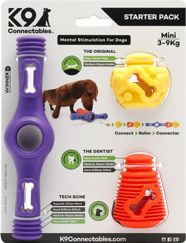 Jouet puzzle K9 CONNECTABLES pour la stimulation mentale du chien