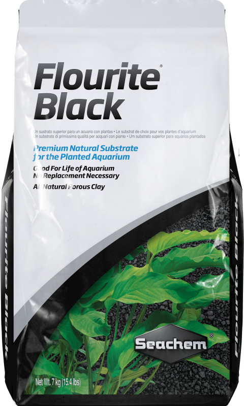 Seachem Flourite Black Sol complet premium pour aquarium
