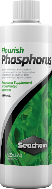 Seachem Flourish Phosphorus Phosphates per acquari con piante