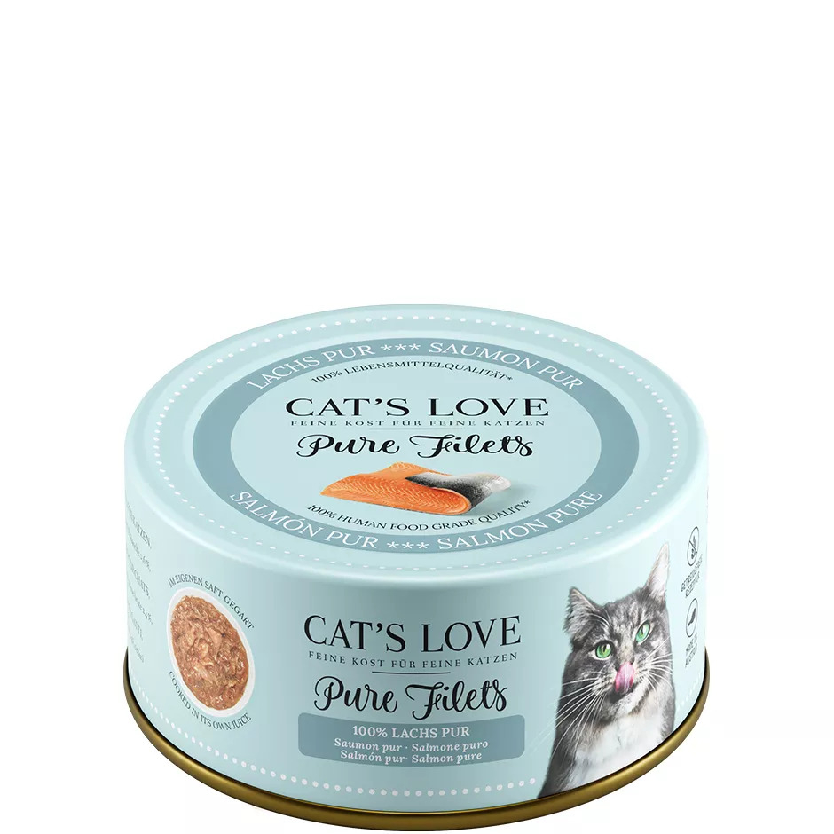 CAT'S LOVE Nassfutter für erwachsene Katzen - 3 Geschmacksrichtungen