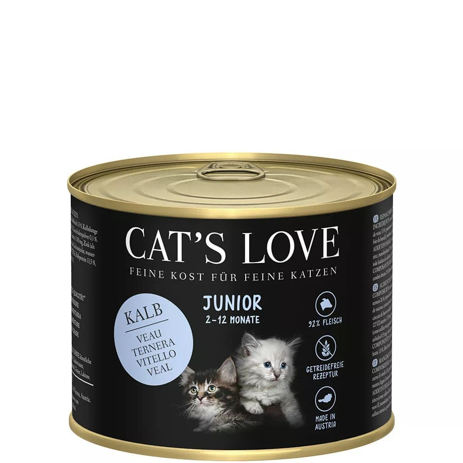 Paté CAT'S LOVE para gatinhos - 2 sabores