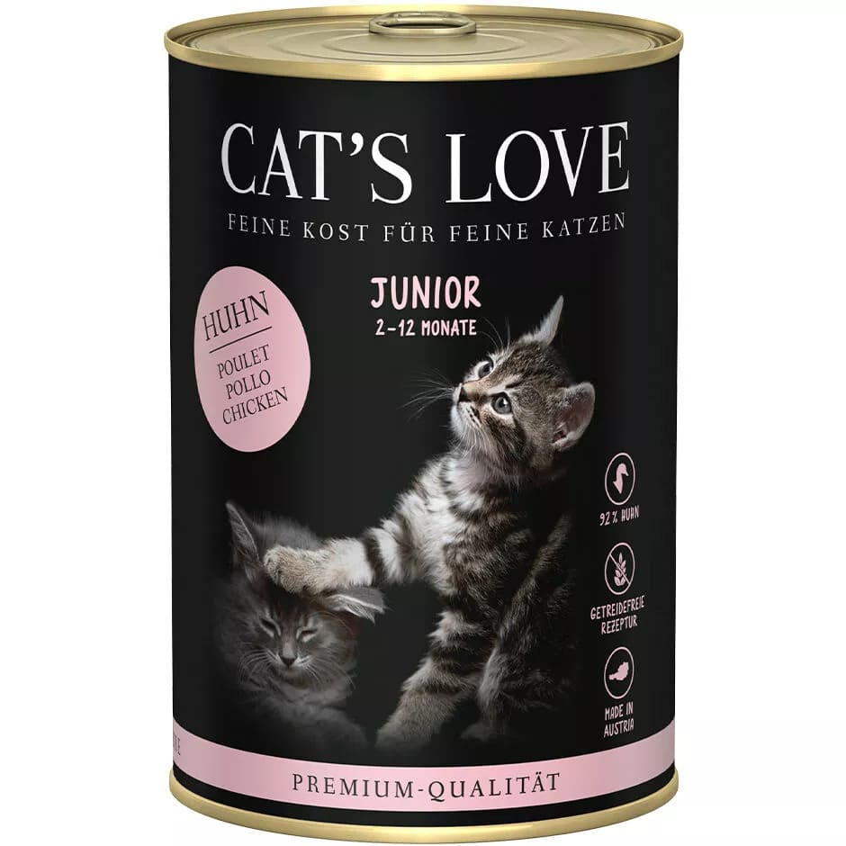 Paté CAT'S LOVE per gattini - 2 gusti