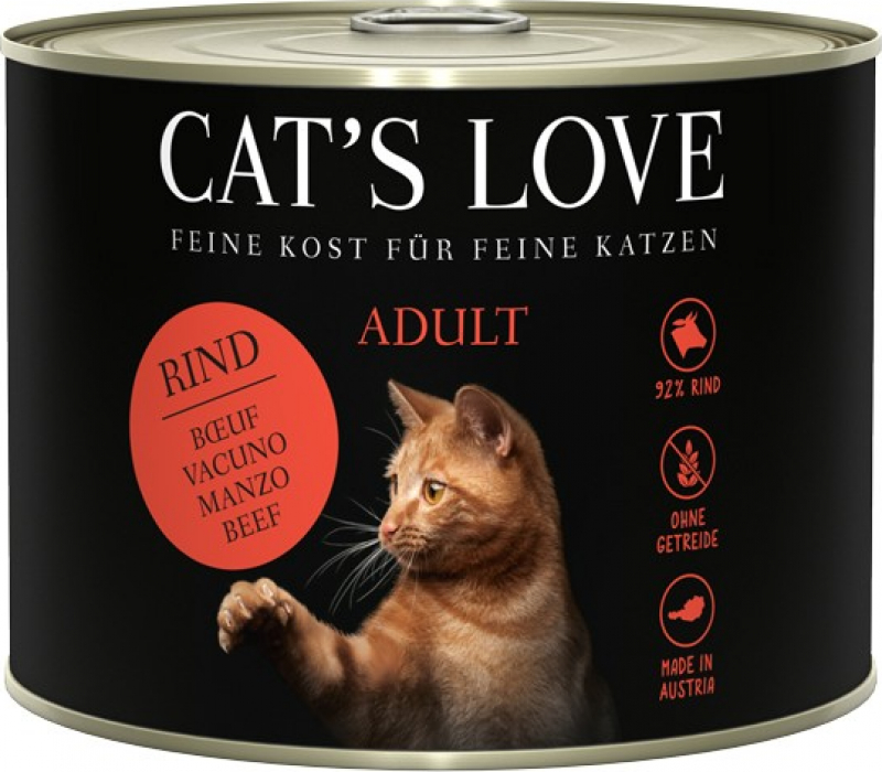 CAT'S LOVE Komplettmahlzeit für erwachsene Katzen