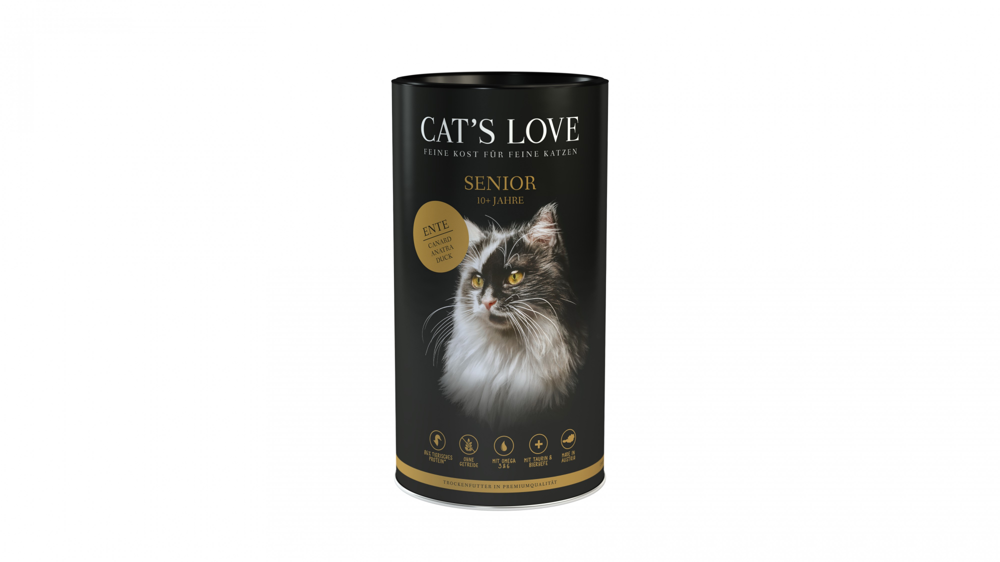 Croquettes CAT'S LOVE Canard pour chats senior