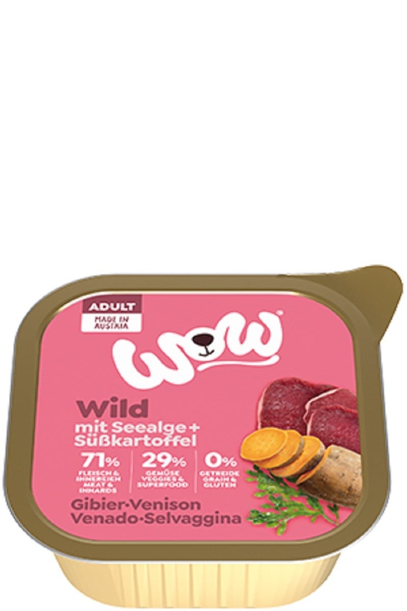 WOW! Selvaggina per cani adulto - 150g