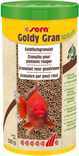 Nourriture granulaire avec vitamines pour poissons rouges et poissons d' aquarium d'eau froide 30 g