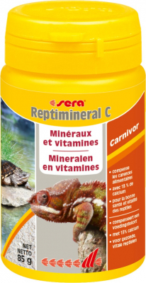 Sera Reptimineral C alimento complementario para todos los reptiles carnívoros