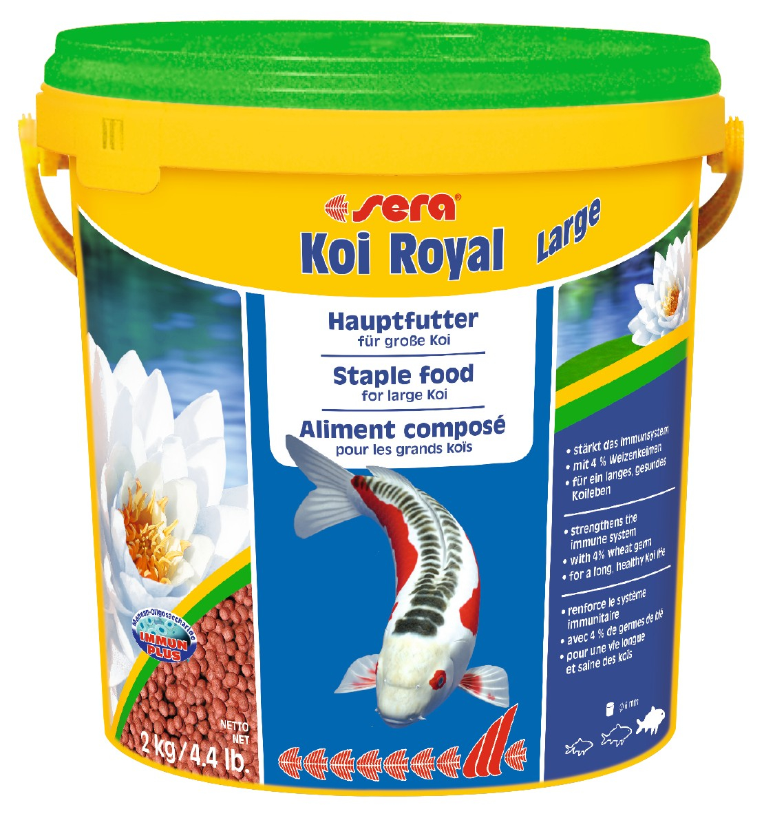 Sera Koi Royal Large Alimento Koï a partir de 25 cm
