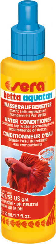 Sera Betta Aquatan Conditionneur d'eau adaptée aux bettas et riche en minéraux