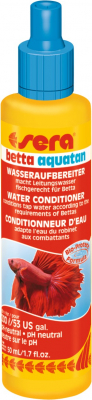 Sera Betta Aquatan Acondicionador de agua adaptado a los peces betta y rico en minerales