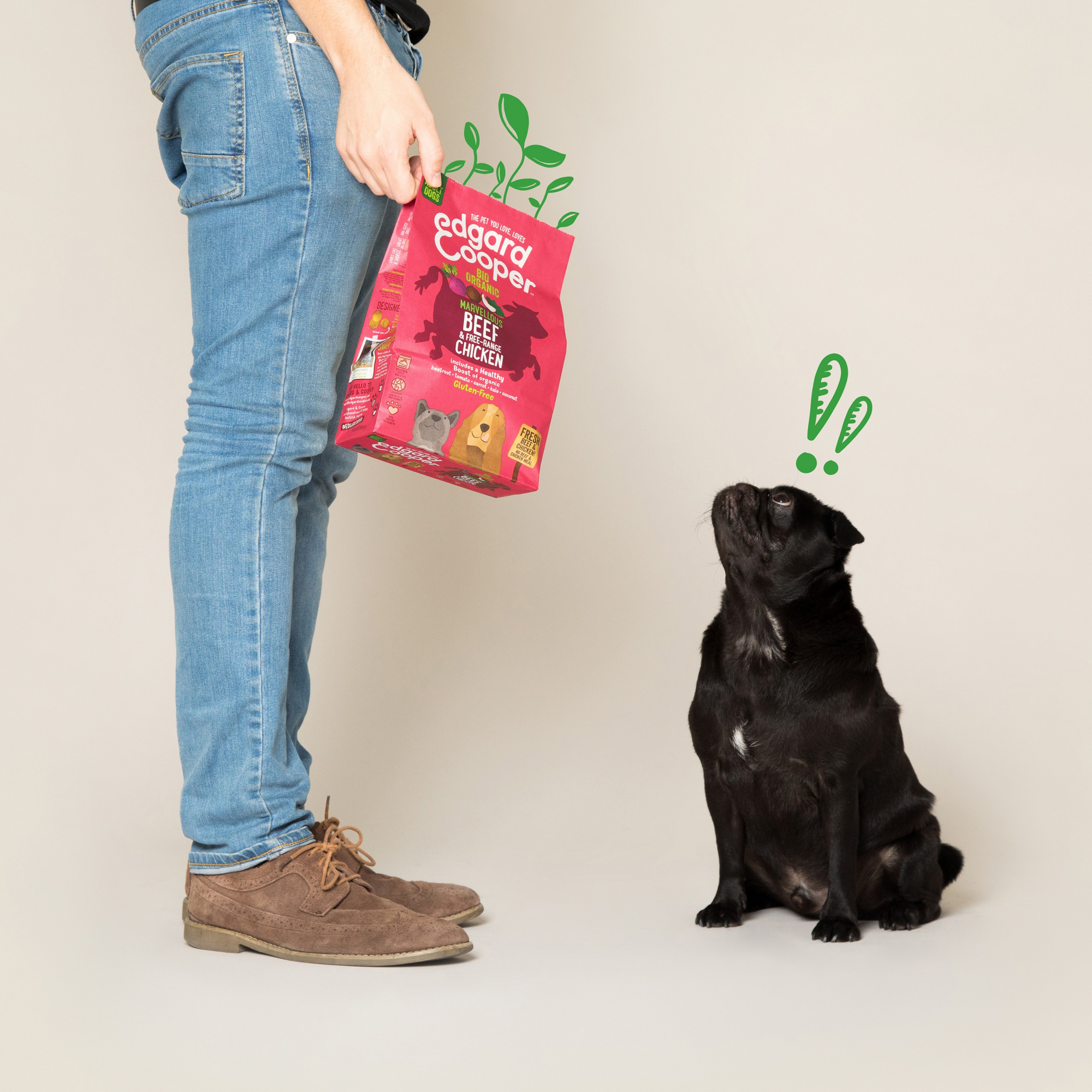 Edgard & Cooper Getreidefrei mit frischem Bio-Rind & Huhn für erwachsene Hunde