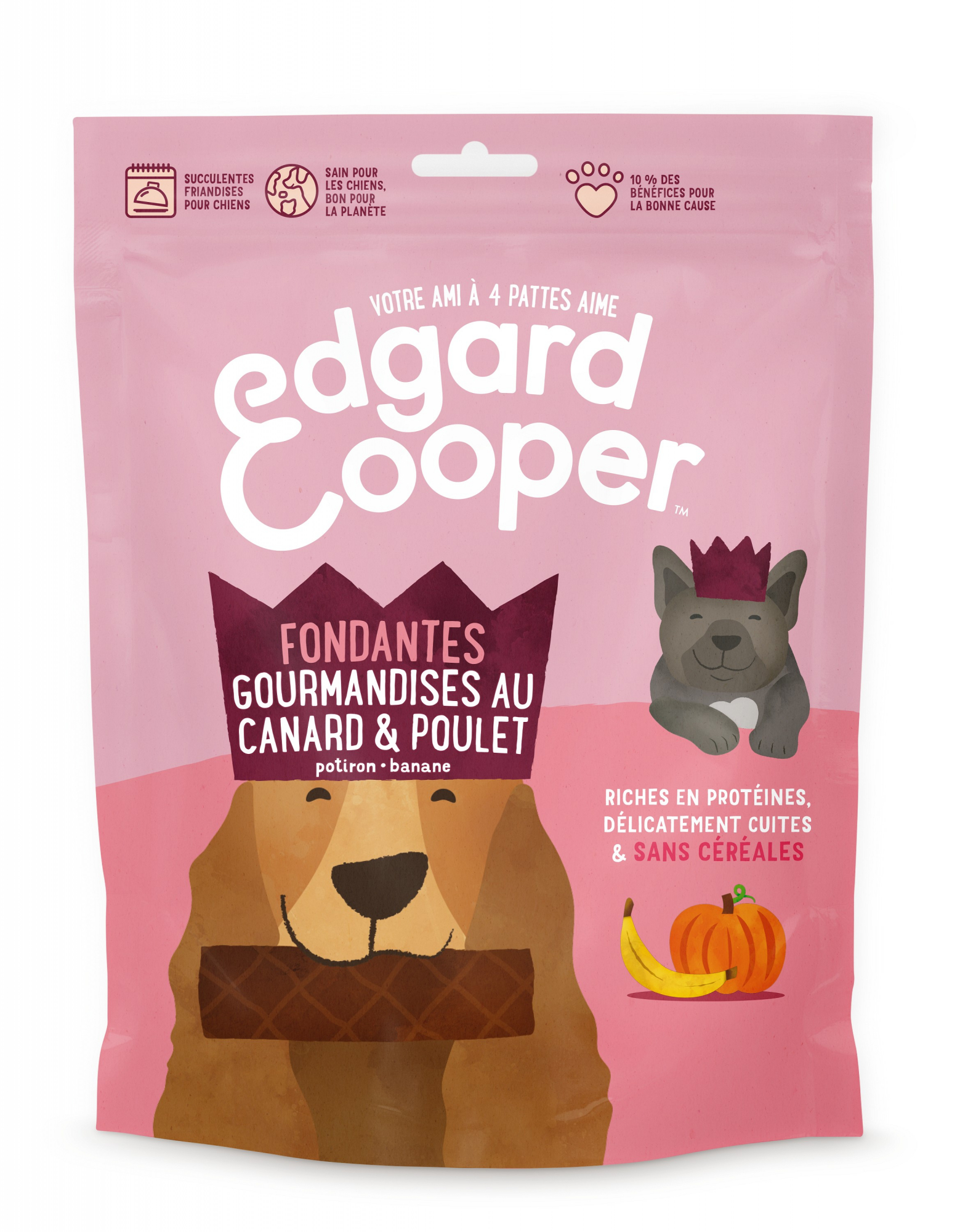 Edgard & Cooper Friandise Gourmandise Canard et Poulet frais