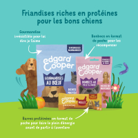 Edgard & Cooper Bonbecs Boeuf frais Naturel Sans Céréales