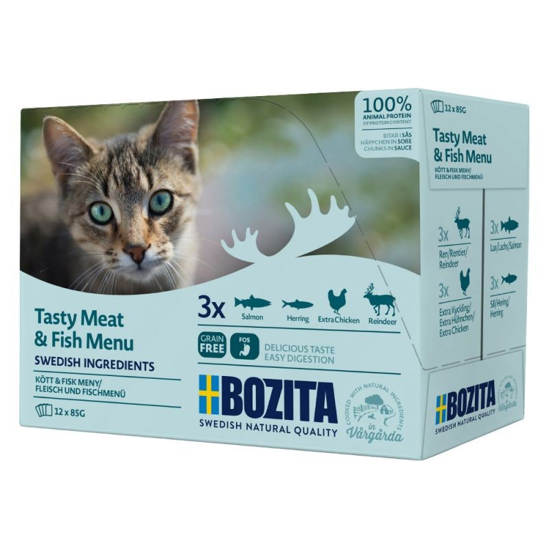 BOZITA Cat Carne & Peixe Multibox