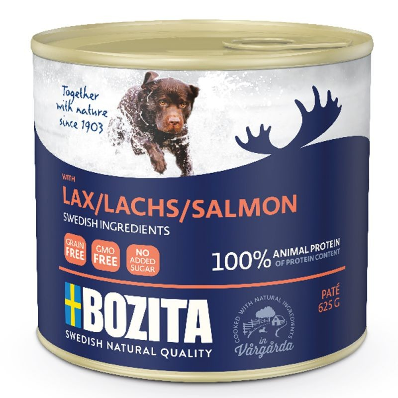 BOZITA Grain Free Salmón comida húmeda para perros