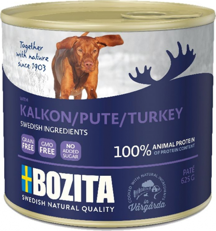BOZITA Grain Free Pavo comida húmeda para perros