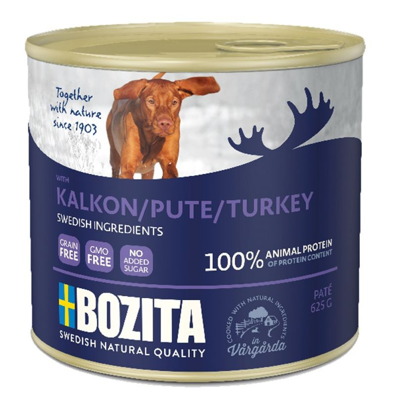 BOZITA Grain Free Pavo comida húmeda para perros