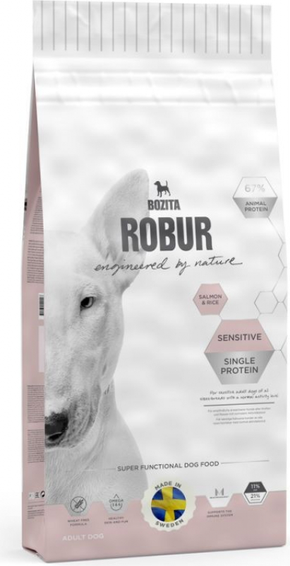 BOZITA Robur Sensitive Mono-Protein mit Lachs für empfindliche Hunde
