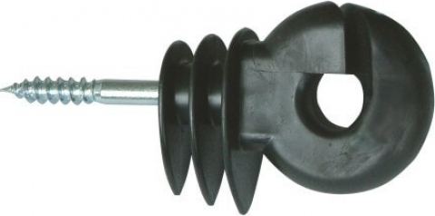 Isolador anelar BIG preto com gancho (x 25)