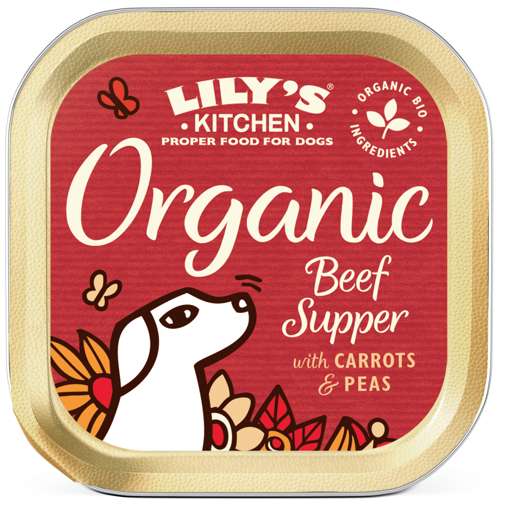 LILY'S KITCHEN receita biológica de carne de vaca para cão
