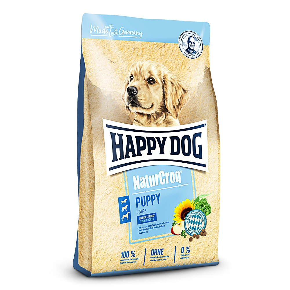 Happy Dog NaturCroq Puppy de ave para cachorro
